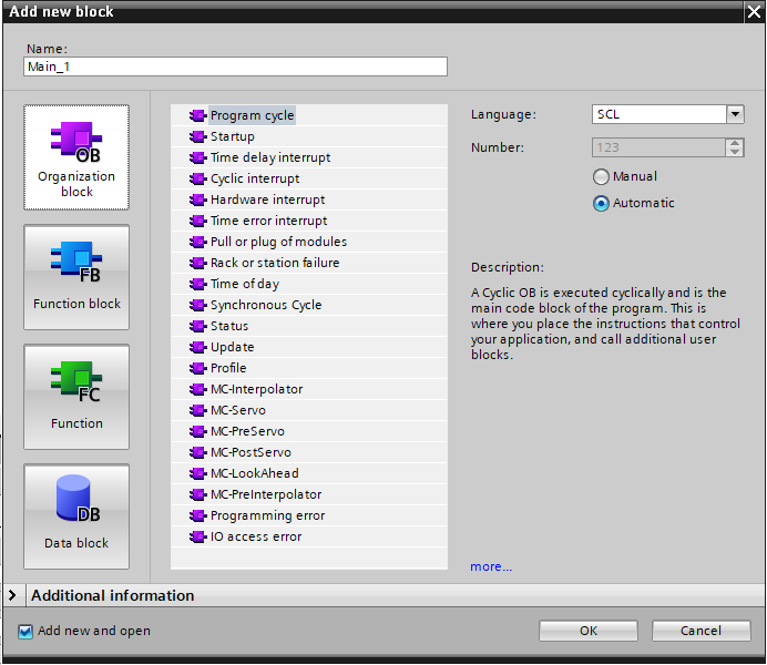 Organization Blocks — TIA Portal's Execution Model
