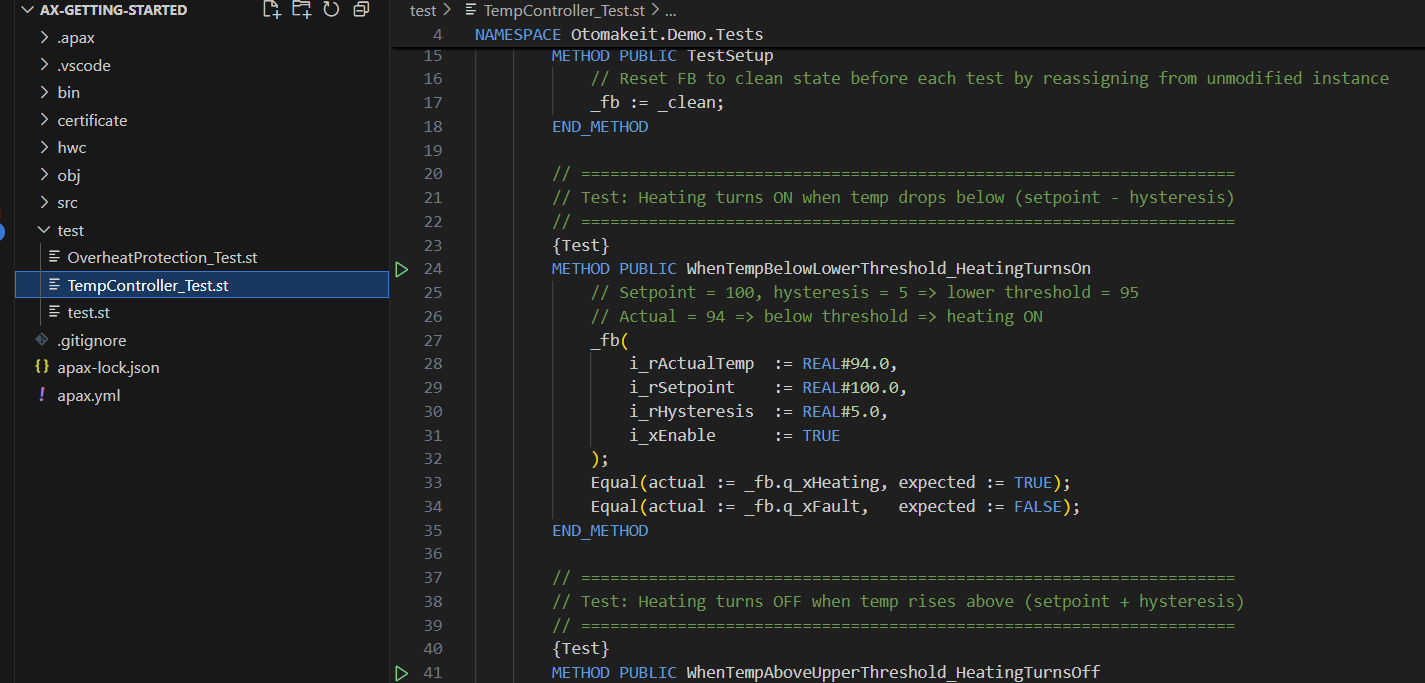 Unit Testing in SIMATIC AX — I Proved My PLC Code Works Without a PLC
