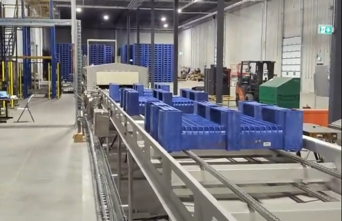 Industrial Tray Washing Line